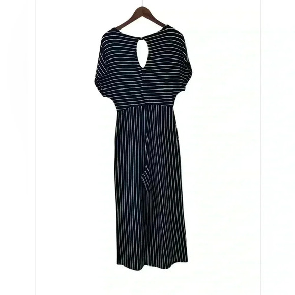 Women’s Black/White Striped Altar’d State Jumpsuit/ Romper, Small - Picture 4 of 7